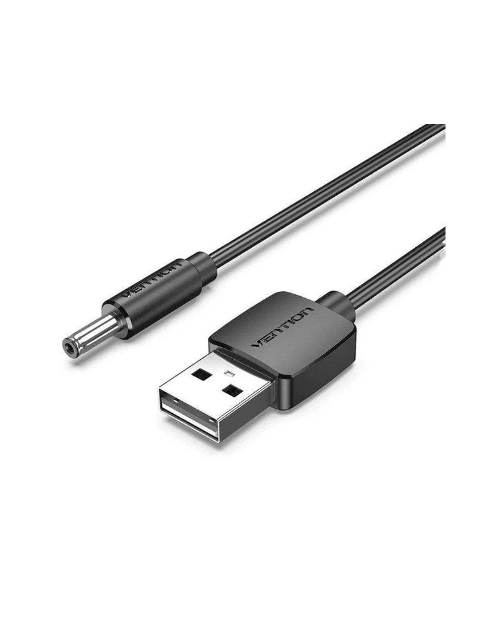 Cable Alimentación Vention CEXBF/ USB Macho - DC 3.5mm Macho/ 1m/ Negro