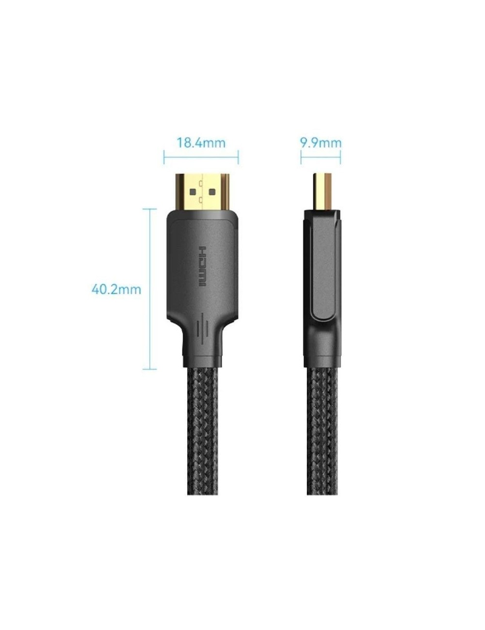Cable HDMI 2.0 4K Vention ALLBH/ HDMI Macho - HDMI Macho/ 2m/ Negro