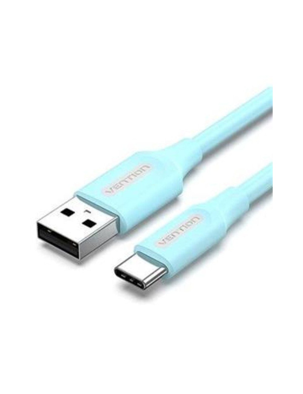 Cable USB 2.0 Tipo-C Vention COKSH/ USB Tipo-C Macho - USB Macho/ Hasta 60W/ 480Mbps/ 2m/ Azul