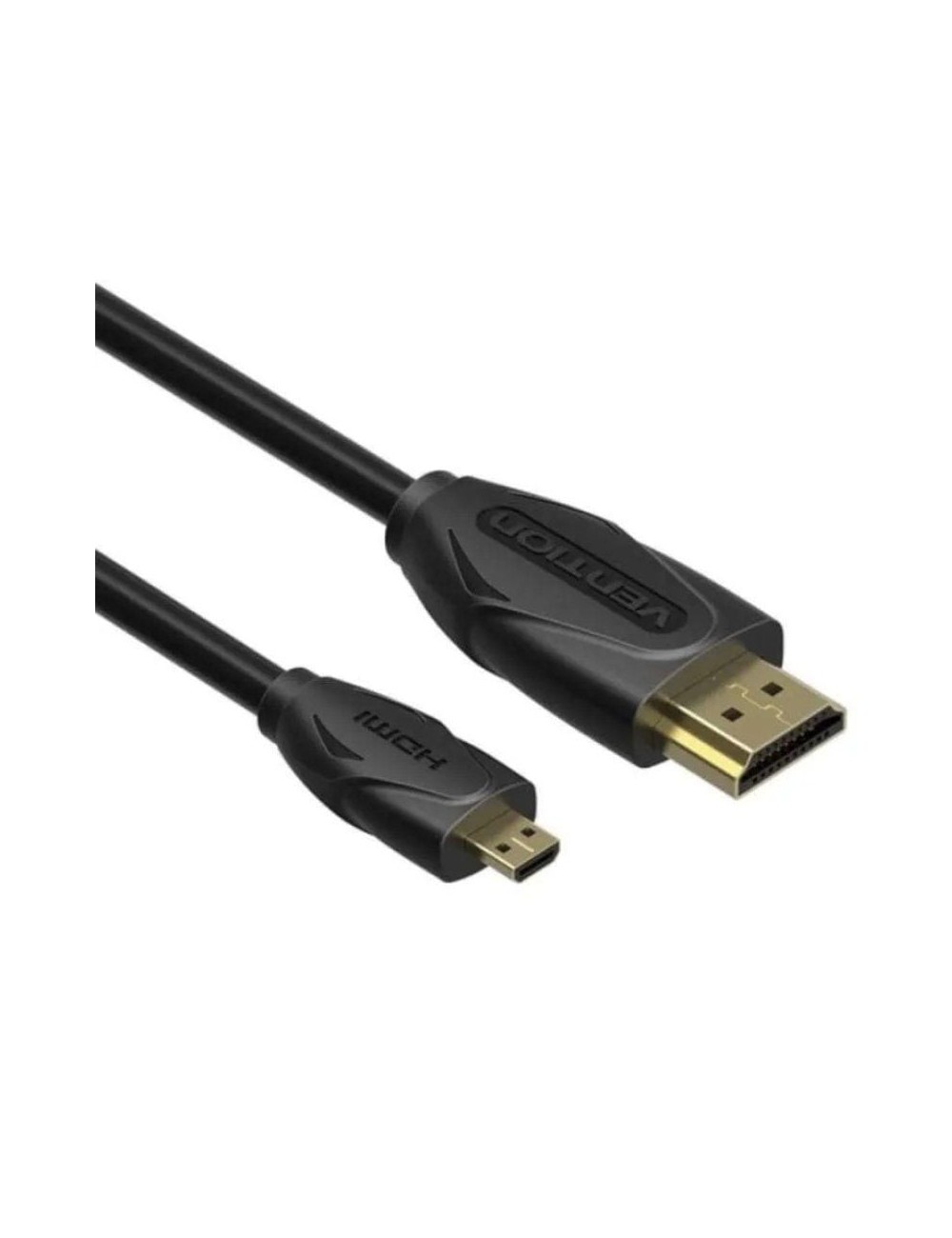 Cable HDMI Vention VAA-D03-B300/ HDMI Macho - Micro HDMI Macho/ 3m/ Negro
