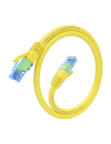 Cable de Red RJ45 AWG26 CCA UTP Aisens A135-0838 Cat.6/ 5m/ Amarillo