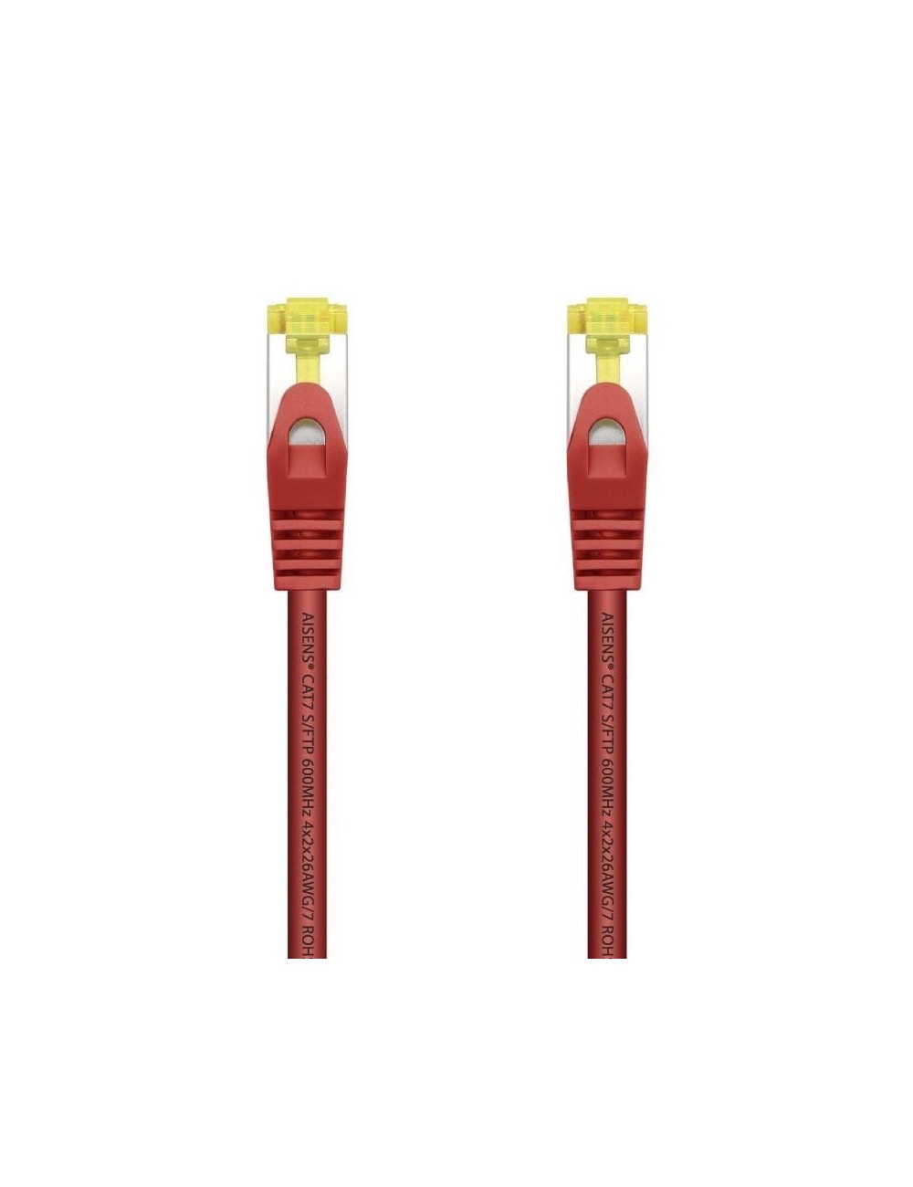 Cable de Red RJ45 SFTP Aisens A146-0468 Cat.7/ 25cm/ Rojo