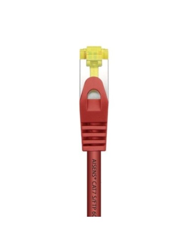 Cable de Red RJ45 SFTP Aisens A146-0468 Cat.7/ 25cm/ Rojo