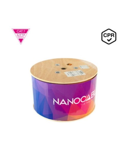 Bobina de Cable SFTP PIMF AWG23 Nanocable 10.20.1700-305 Cat.7/ 305m/ Naranja