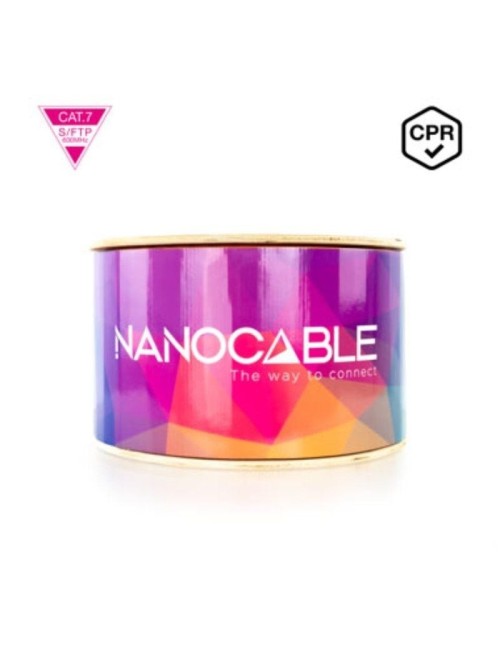 Bobina de Cable SFTP PIMF AWG23 Nanocable 10.20.1700-305 Cat.7/ 305m/ Naranja