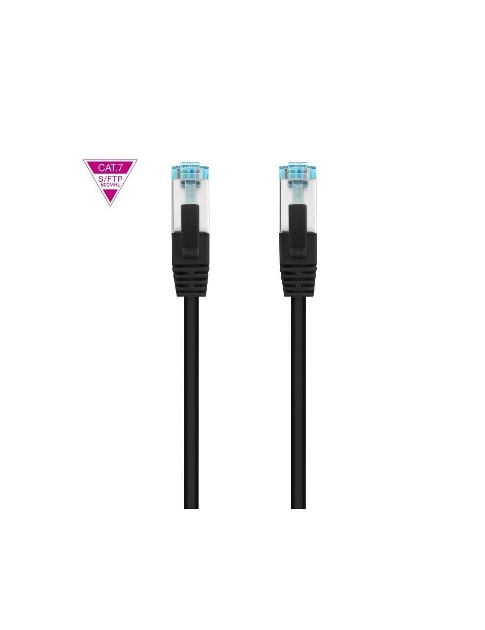 Cable de Red RJ45 SFTP Nanocable 10.20.1702-BK Cat.7/ 2m/ Negro