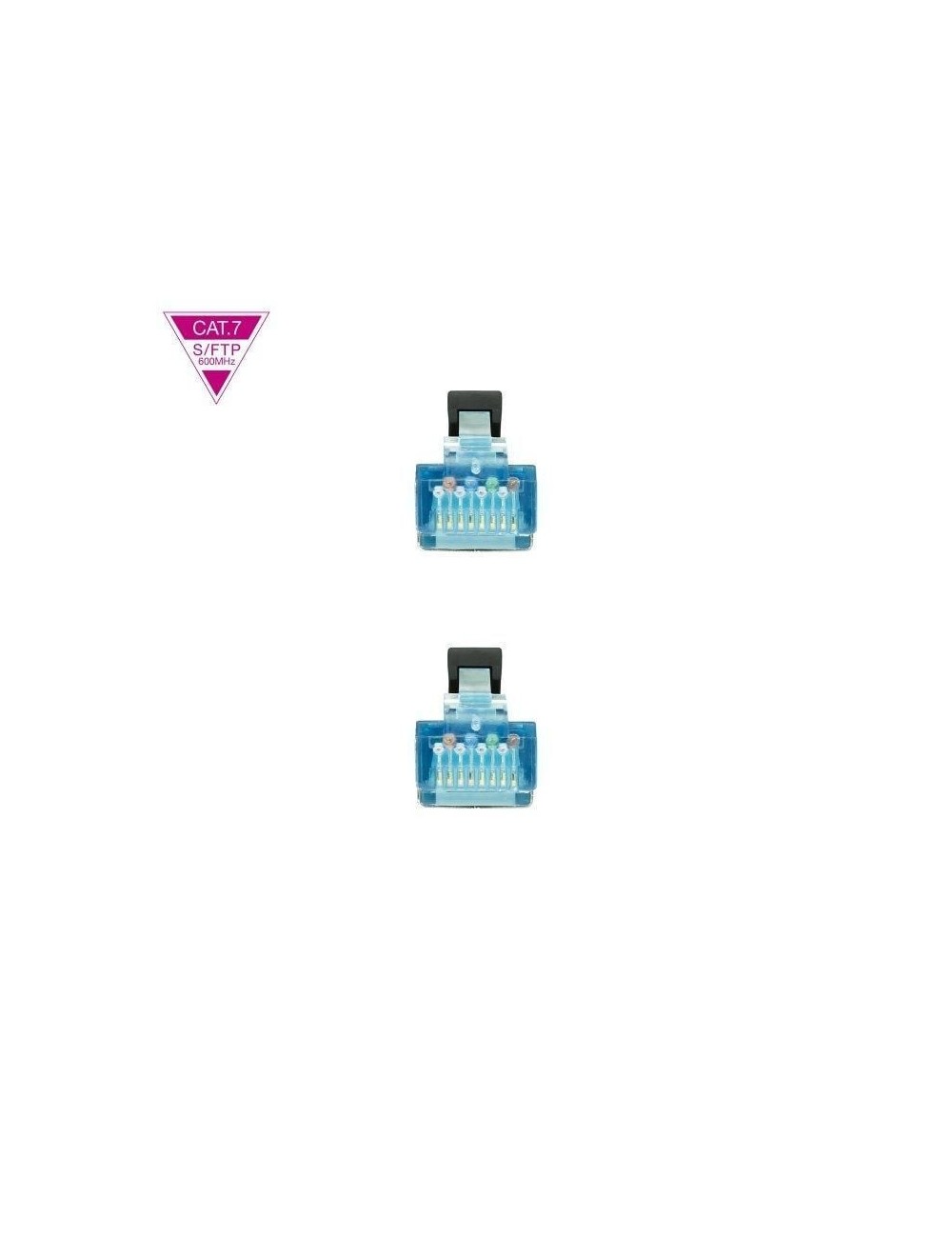 Cable de Red RJ45 SFTP Nanocable 10.20.1702-BK Cat.7/ 2m/ Negro
