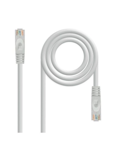 Cable de Red RJ45 UTP Nanocable 10.20.1800-L25 Cat.6A/ LSZH/ 25cm/ Gris
