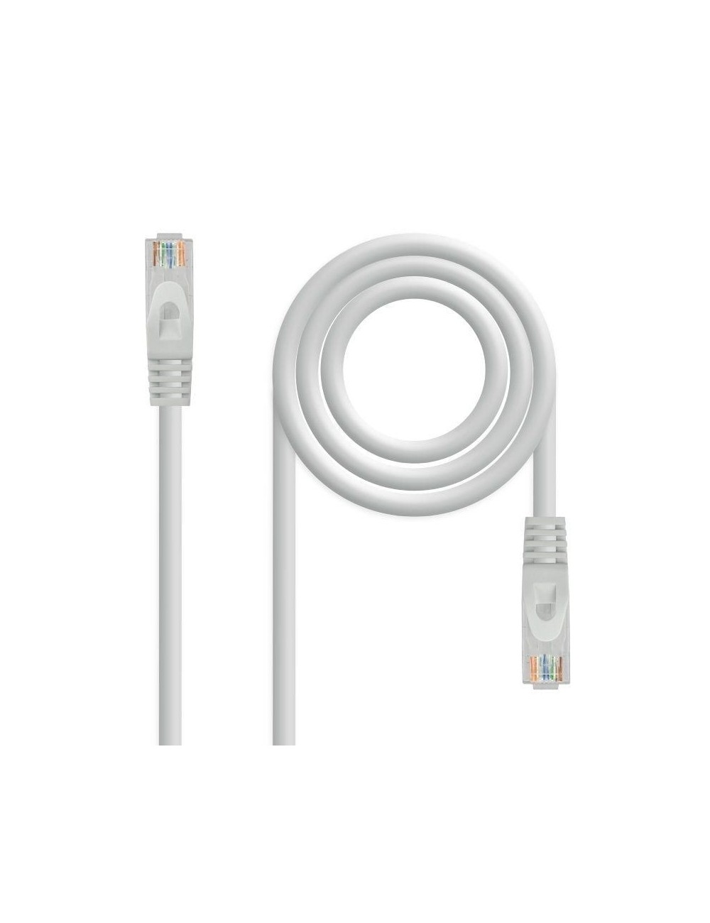 Cable de Red RJ45 UTP Nanocable 10.20.1800-L25 Cat.6A/ LSZH/ 25cm/ Gris