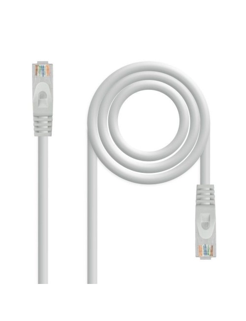 Cable de Red RJ45 UTP Nanocable 10.20.1800-L25 Cat.6A/ LSZH/ 25cm/ Gris