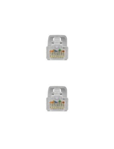 Cable de Red RJ45 UTP Nanocable 10.20.1800-L25 Cat.6A/ LSZH/ 25cm/ Gris