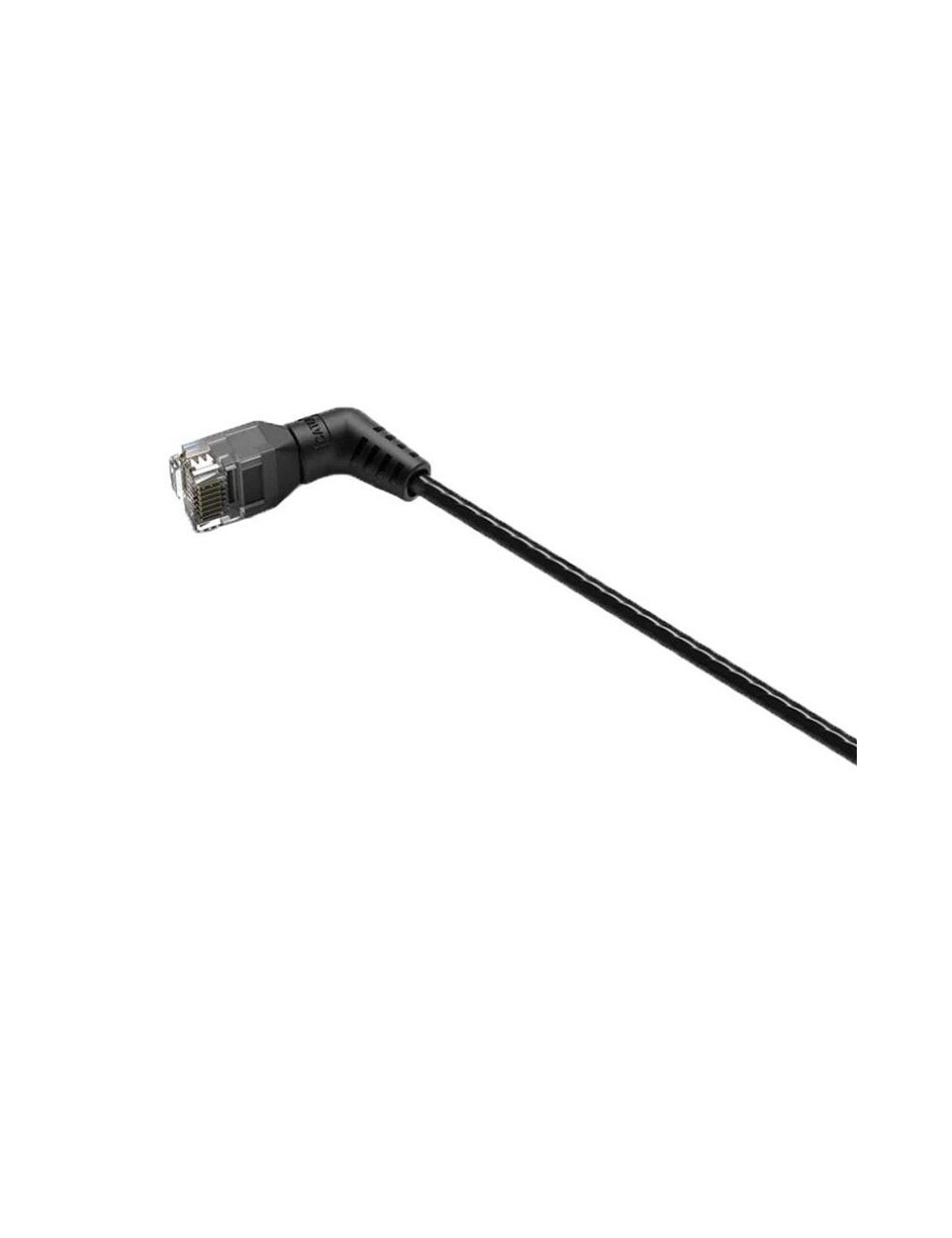 Cable de Red RJ45 UTP Vention IBOBG Cat.6A/ 1.5m/ Cabeza Rotatoria 360º/ Negro