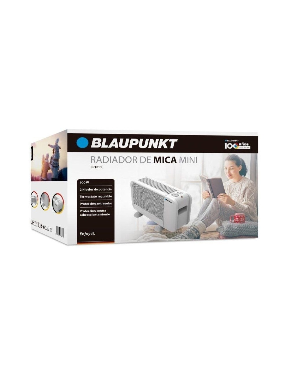 Radiador de Mica Mini Blaupunkt BP1013/ 900W