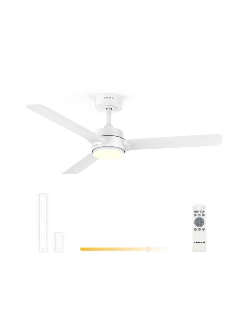 Ventilador de Techo Grunkel SKYEASY47/ 30W/ 3 Aspas 119cm/ 6 Velocidades