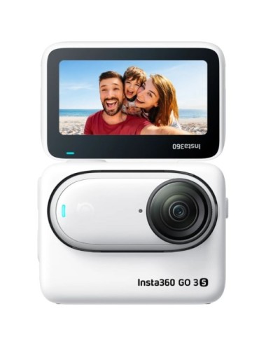 Cámara Digital Deportiva Insta360 GO 3S/ 4K/ Ángulo de visión 180º/ Blanca