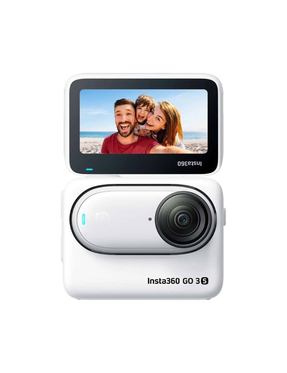 Cámara Digital Deportiva Insta360 GO 3S/ 4K/ Ángulo de visión 180º/ Blanca