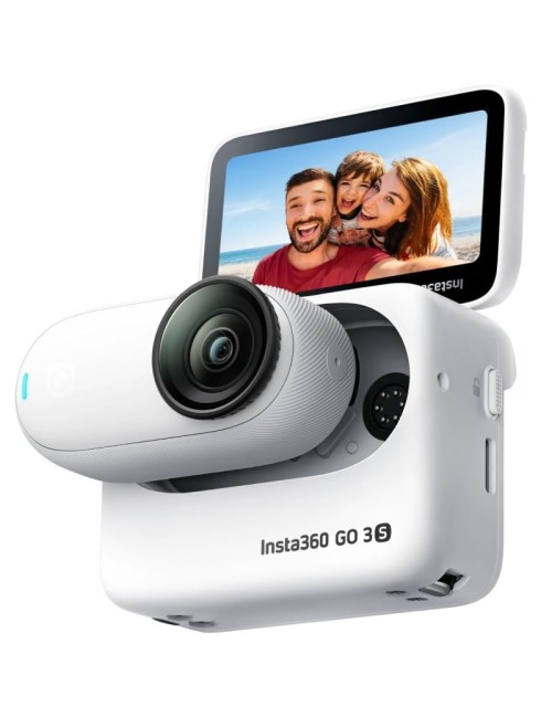 Cámara Digital Deportiva Insta360 GO 3S/ 4K/ Ángulo de visión 180º/ Blanca