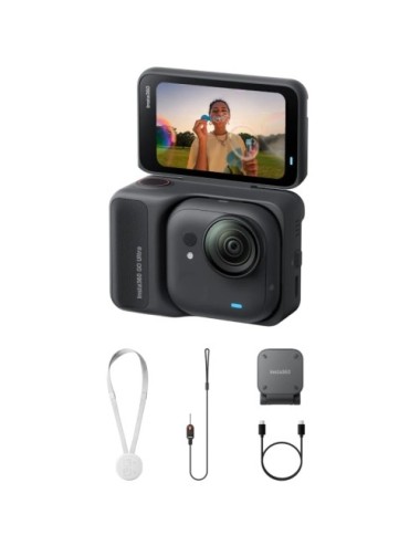 Cámara Digital Deportiva Insta360 GO Ultra Pack Standard/ 4K/ Ángulo de visión 360º/ Negra