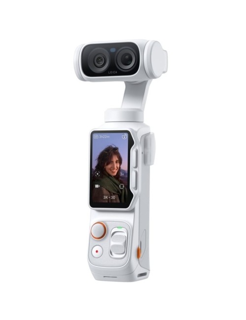 Cámara Digital Deportiva Insta360 Luna Ultra Pack Creador/ 8K/ Ángulo de visión 360º/ Blanca