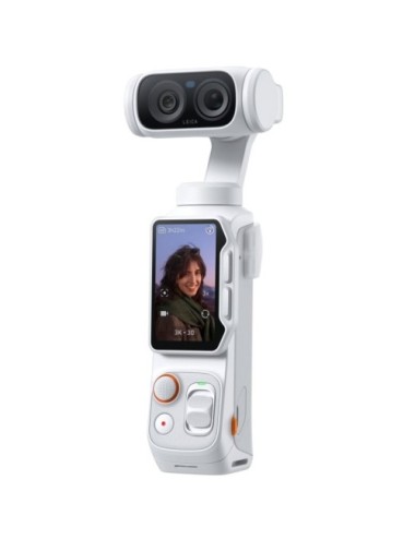 Cámara Digital Deportiva Insta360 Luna Ultra Pack Standard/ 8K/ Ángulo de visión 360º/ Blanca