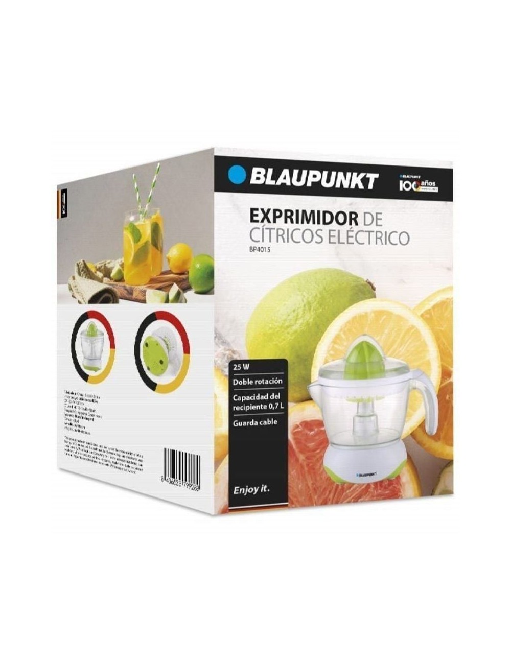 Exprimidor Blaupunkt BP4015/ 25W/ Capacidad 700ml