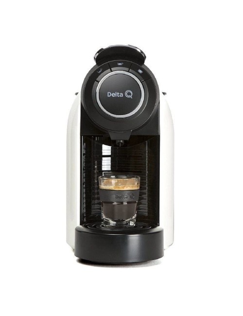 Cafetera de Cápsulas Delta Qool Evolution/ Blanca