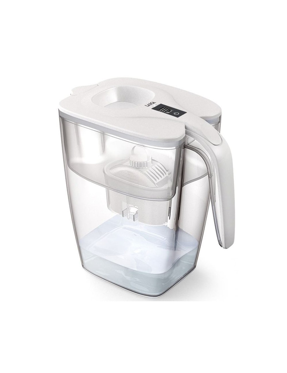 Pack Jarra Filtrante Laica Big Milano/ 3.7L/ Blanca/ Jarra + 1 Filtro BI-FLUX