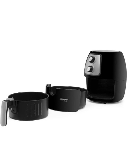 Freidora por Aire Airfryer / Sin Aceite Orbegozo FDR 60/ 1500W/ Capacidad 4L