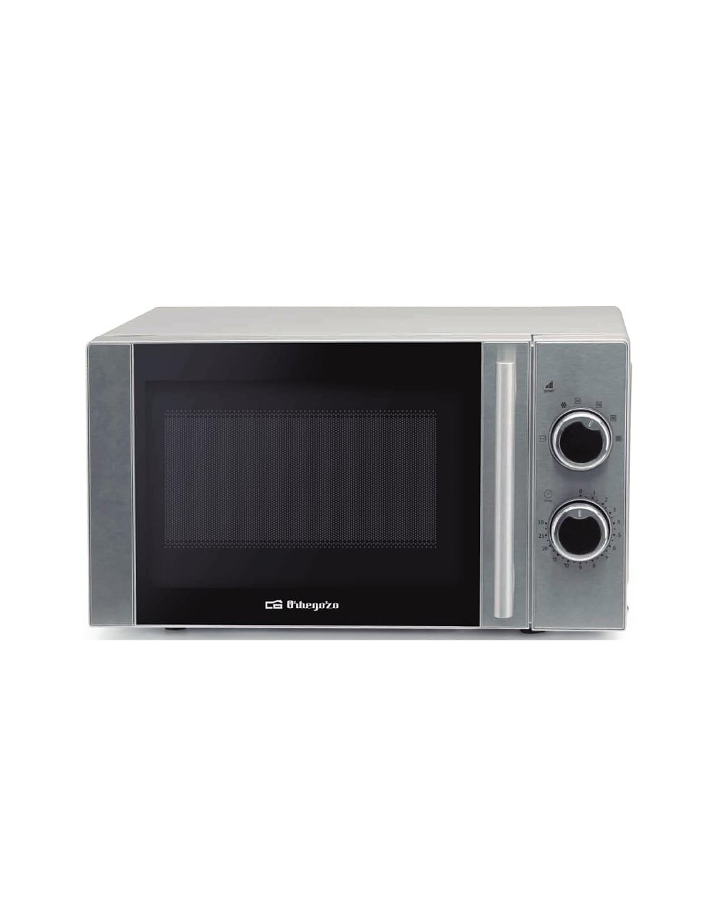 Microondas Orbegozo MI 2080/ 700W/ Capacidad 20L/ Plata
