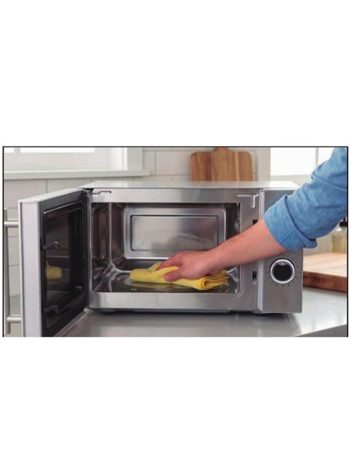 Microondas Orbegozo MI 2080/ 700W/ Capacidad 20L/ Plata