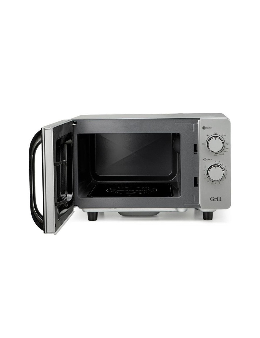 Microondas Orbegozo MIG 2072 CE/ 700W/ Capacidad 20L/ Función Grill/ Gris
