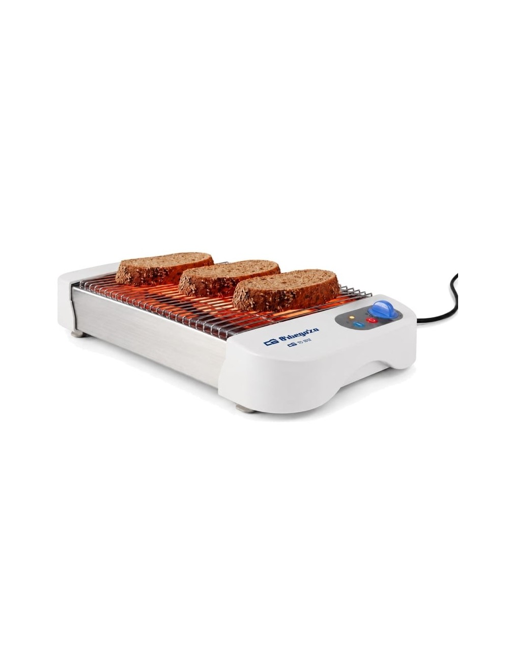 Tostador Orbegozo TO 1012/ 600W/ Blanco y Plata