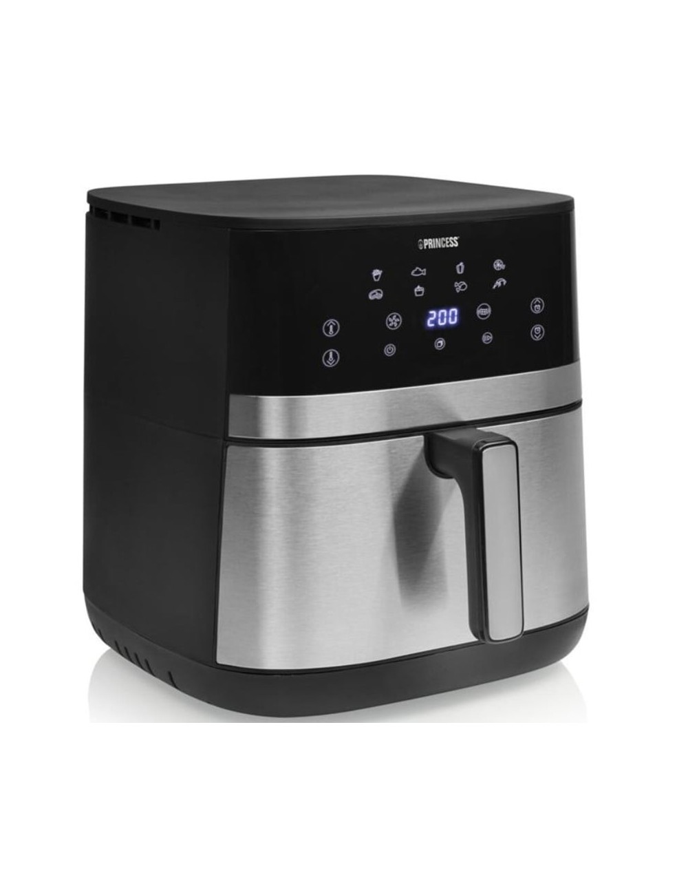 Freidora por Aire Airfryer / Sin Aceite Princess DualHeat 182474/ Doble Resistencia 2300W (1800W+500W)/ Capacidad 7L