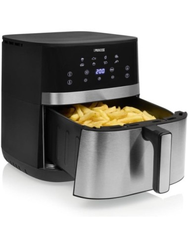 Freidora por Aire Airfryer / Sin Aceite Princess DualHeat 182474/ Doble Resistencia 2300W (1800W+500W)/ Capacidad 7L