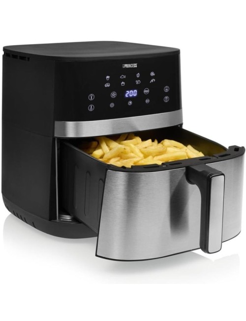 Freidora por Aire Airfryer / Sin Aceite Princess DualHeat 182474/ Doble Resistencia 2300W (1800W+500W)/ Capacidad 7L