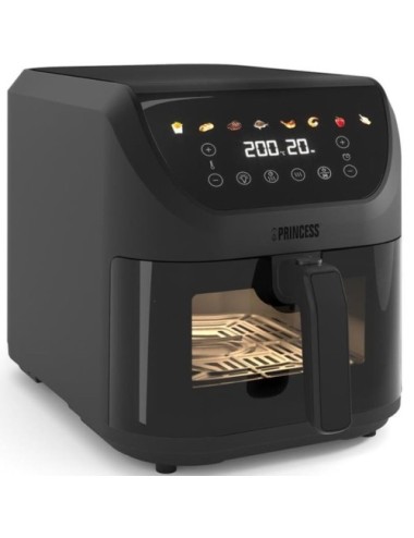 Freidora por Aire Airfryer / Sin Aceite Princess SlimFry 182476/ 2000W/ Capacidad 8L