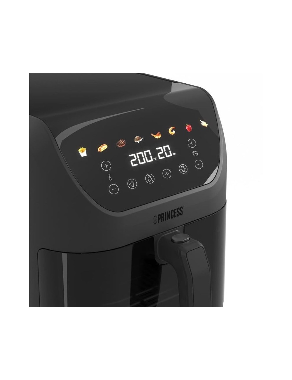 Freidora por Aire Airfryer / Sin Aceite Princess SlimFry 182476/ 2000W/ Capacidad 8L