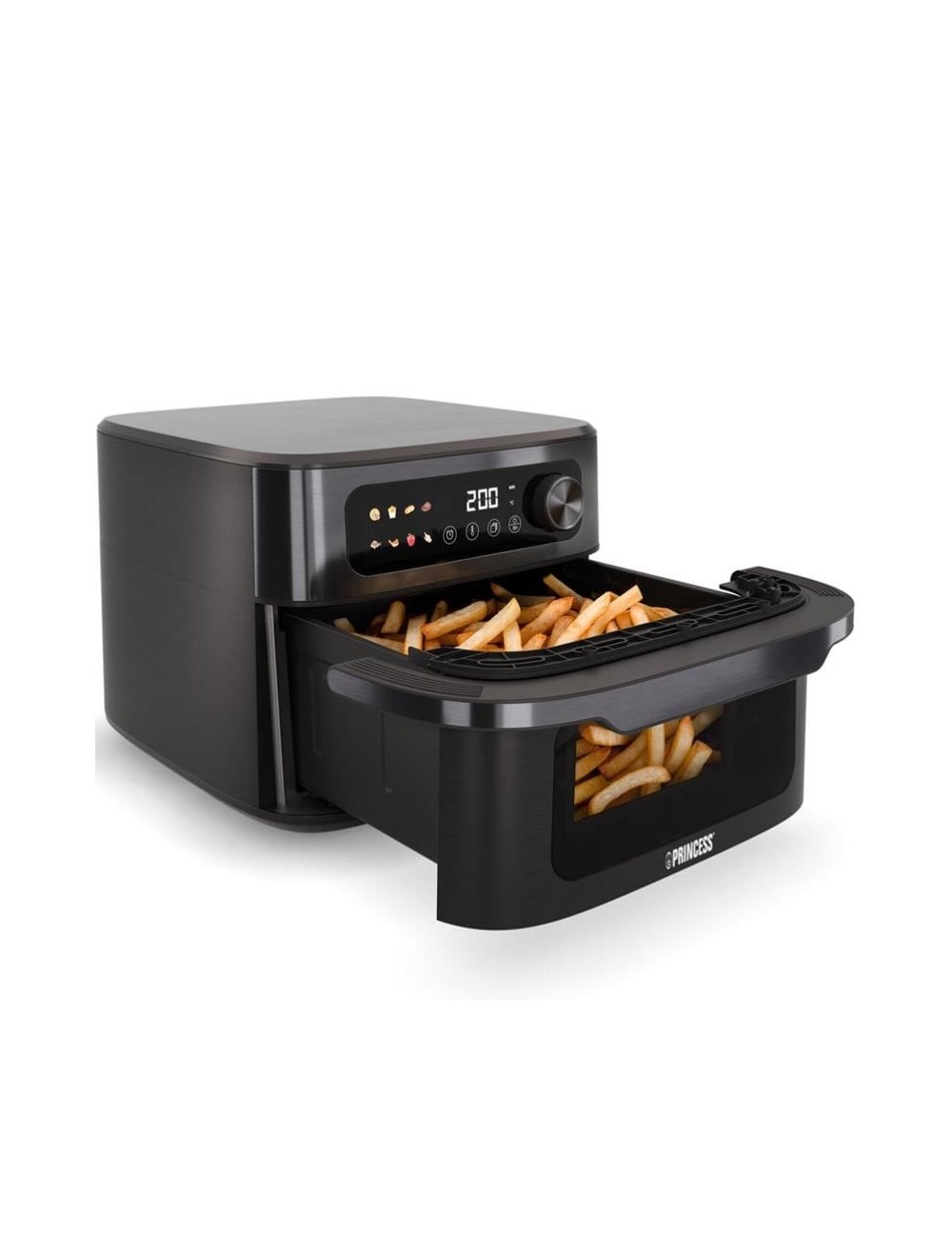 Freidora por Aire Airfryer / Sin Aceite Princess MaxiCrisp 182480/ 1700W/ Capacidad 10L