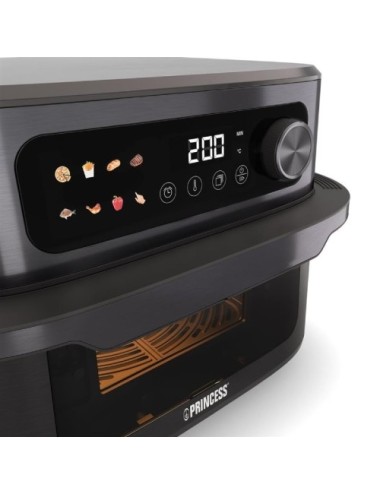 Freidora por Aire Airfryer / Sin Aceite Princess MaxiCrisp 182480/ 1700W/ Capacidad 10L