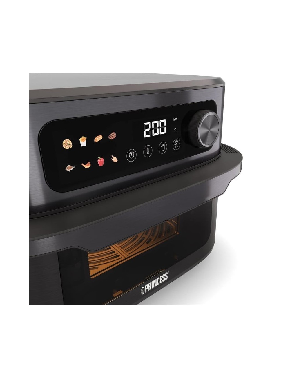 Freidora por Aire Airfryer / Sin Aceite Princess MaxiCrisp 182480/ 1700W/ Capacidad 10L