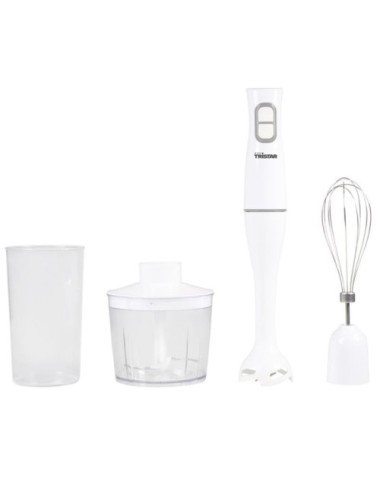 Batidora de mano Tristar MX-4851/ 350W/ Incluye Batidor, Picadora y Vaso Medidor
