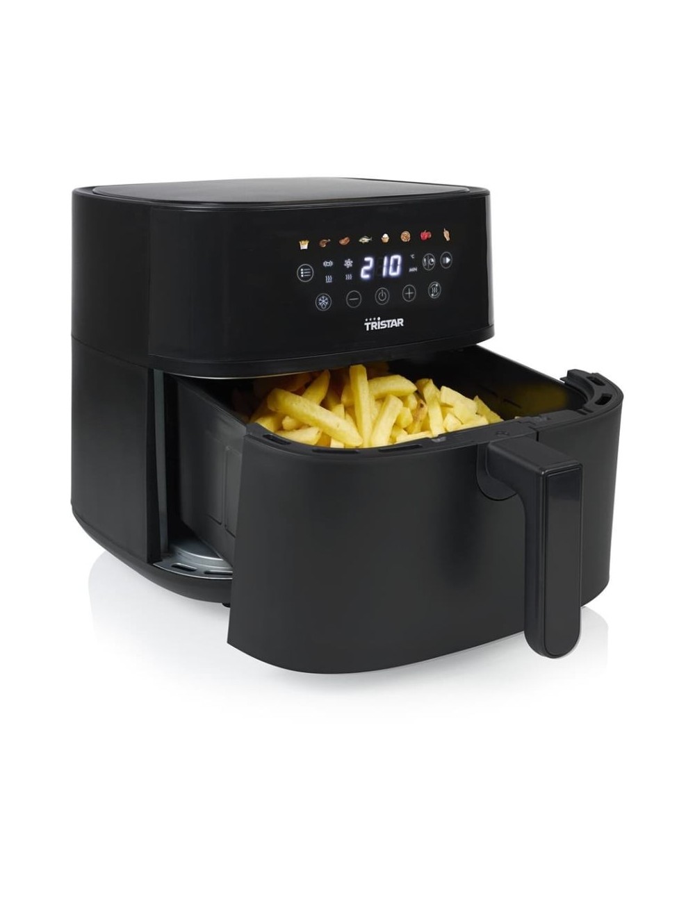 Freidora por Aire Airfryer / Sin Aceite Tristar FR-9071 Digital/ 2000W/ Capacidad 8L