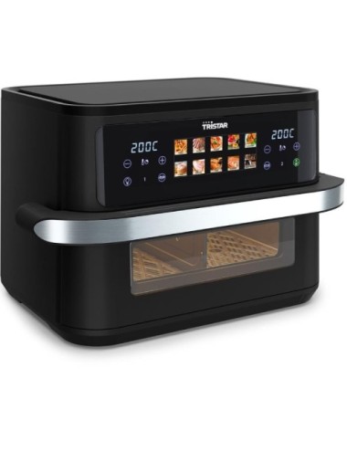 Freidora por Aire Airfryer / Sin Aceite Tristar FR-9078 Dualzone Flex/ 2800W/ Capacidad 10L