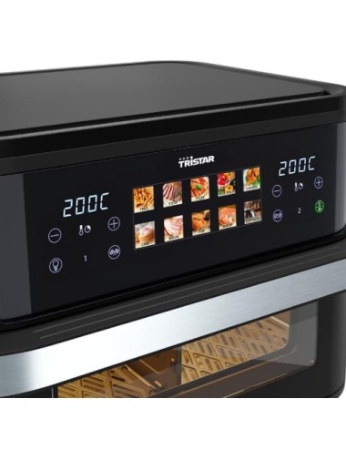 Freidora por Aire Airfryer / Sin Aceite Tristar FR-9078 Dualzone Flex/ 2800W/ Capacidad 10L