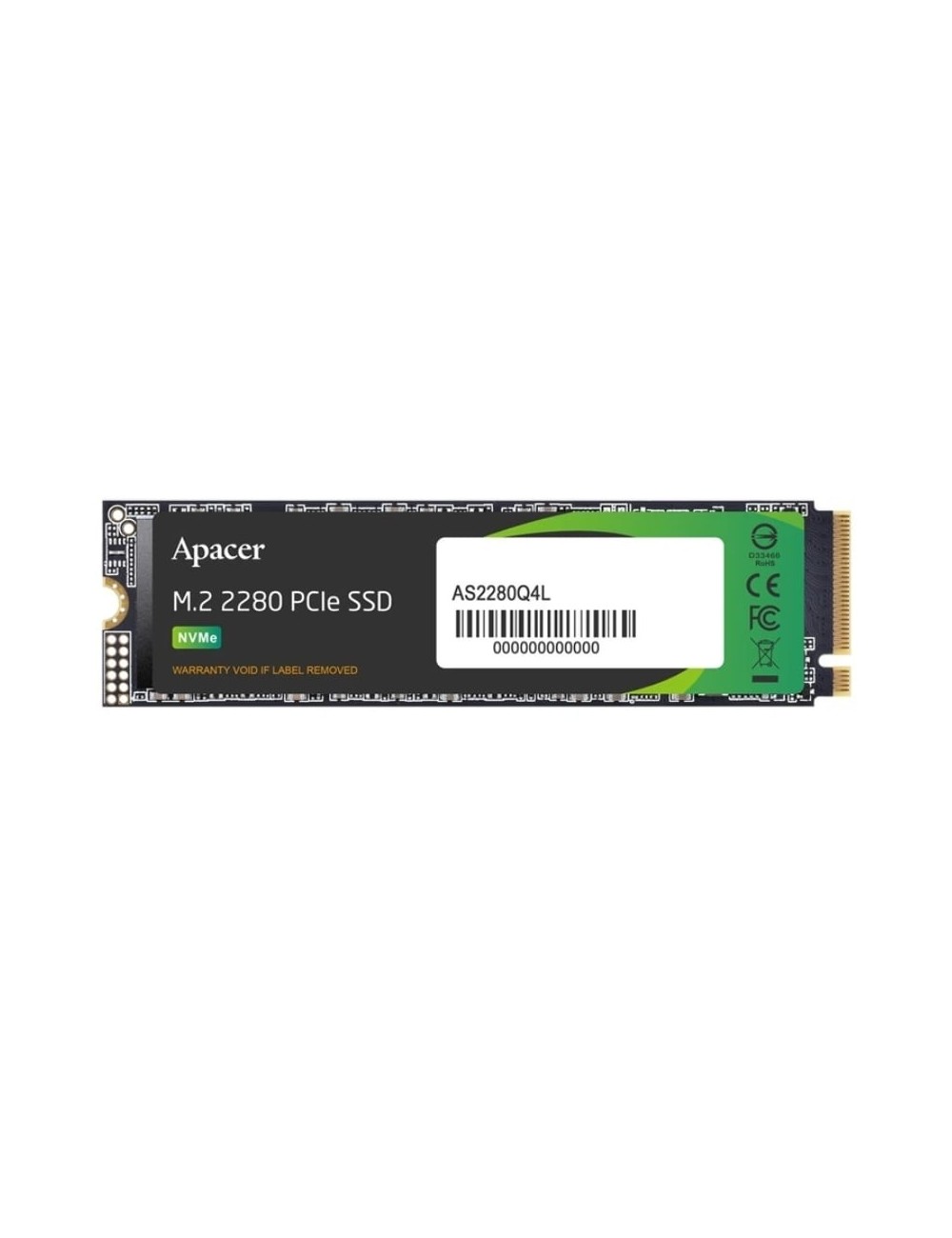 Disco SSD Apacer AS2280Q4L 512GB/ M.2 2280 PCIe Gen4/ Full Capacity