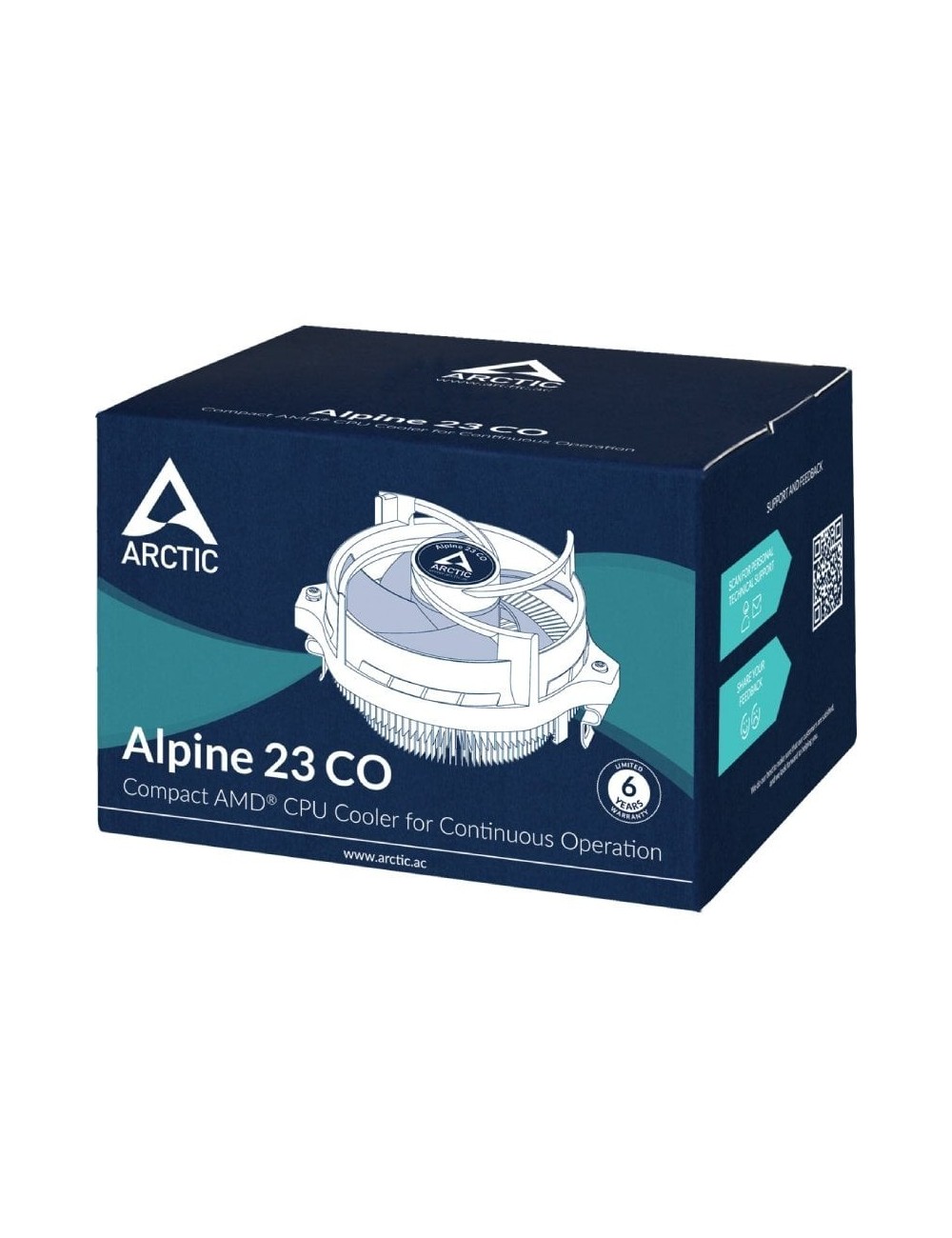 Ventilador con Disipador Arctic Alpine 23 CO/ 9cm