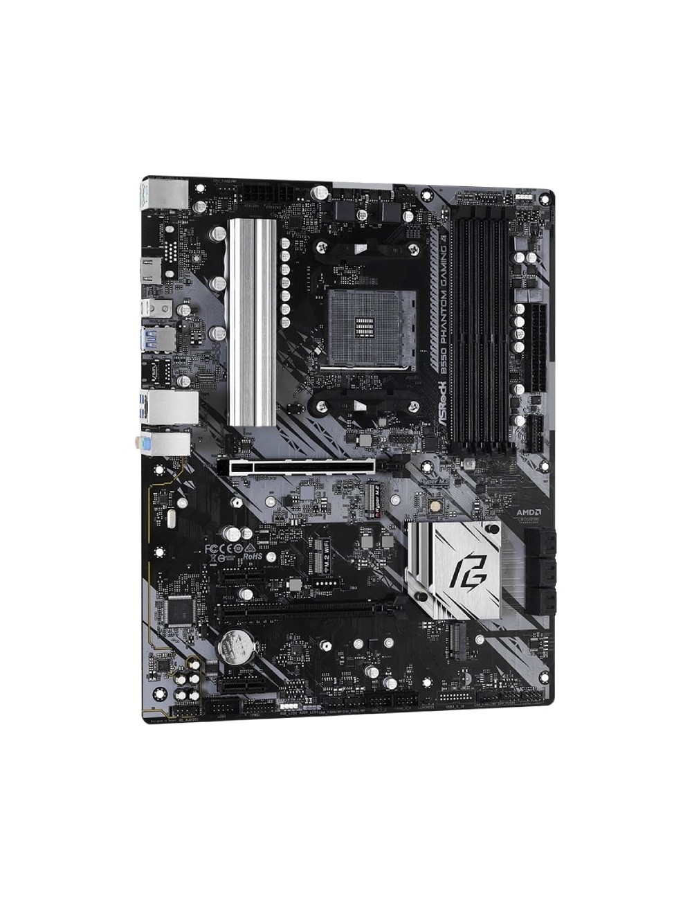 Placa Base Asrock B550 Phantom Gaming 4/ DDR4/ PCIe 4.0/ Socket AM4