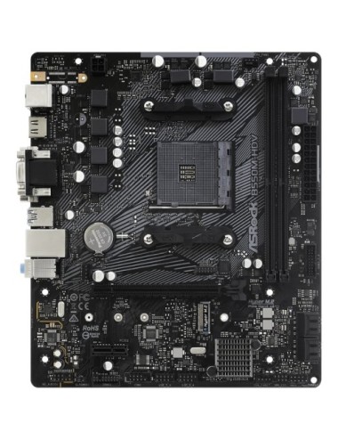 Placa Base Asrock B550M-HDV/ DDR4/ PCIe 4.0/ Socket AM4/ Micro ATX