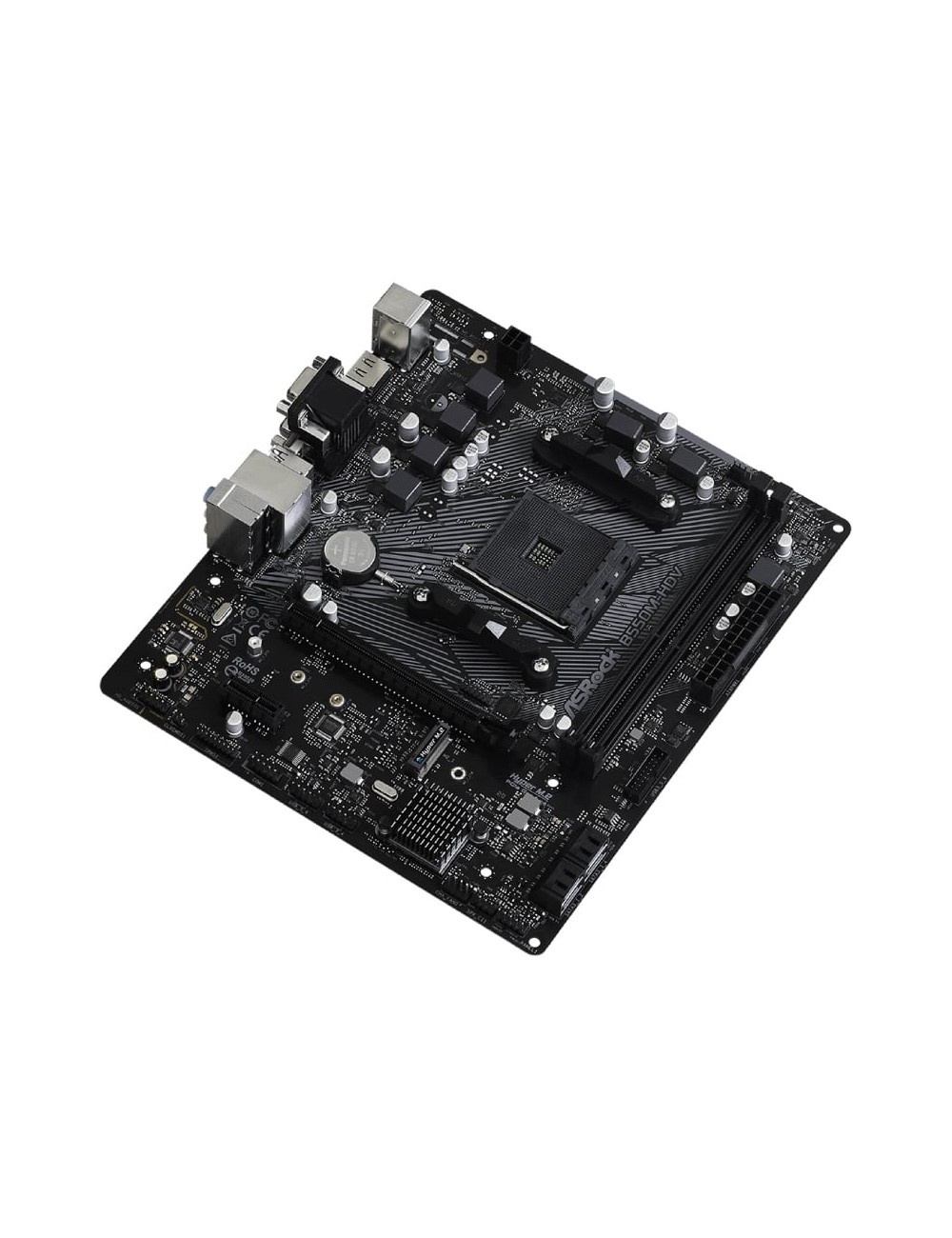 Placa Base Asrock B550M-HDV/ DDR4/ PCIe 4.0/ Socket AM4/ Micro ATX