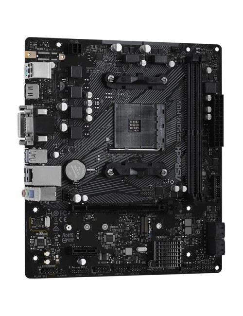 Placa Base Asrock B550M-HDV/ DDR4/ PCIe 4.0/ Socket AM4/ Micro ATX